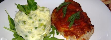 запеченный свиной шницель. Шаг 9