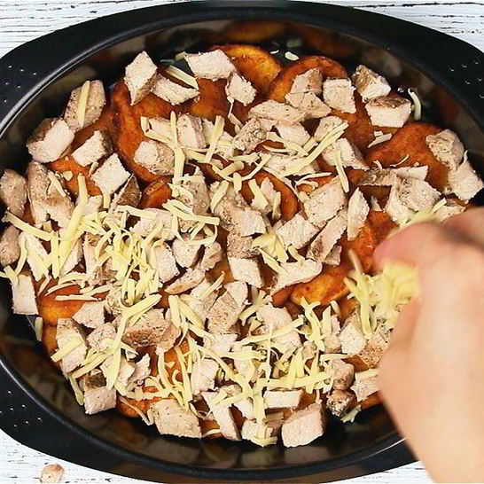 Рецепт картофельных начос со стейком