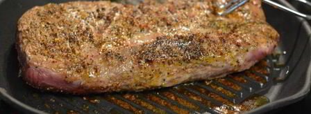 стейк говяжий с соусом чимичурри. Шаг 5