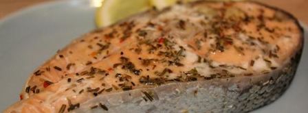 стейк из лосося на пару. Шаг 4