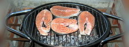 стейк из семги на углях. Шаг 6