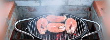 стейк из семги на углях. Шаг 7