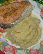 Стейк из семги в мультиварке