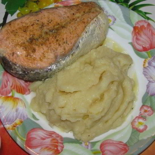 Рецепт стейка из семги в мультиварке