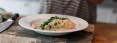 стейк из семги в сливочном соусе. Шаг 7