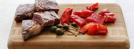 стейк с перцем и каперсами. Шаг 5