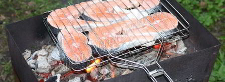 стейки из семги на углях. Шаг 6