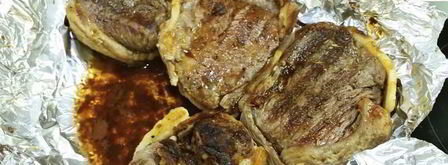 вкуснейший стейк из говядины на электрогриле. Шаг 15