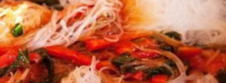 стеклянная лапша с индейкой и шпинатом. Шаг 9