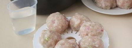 куриные тефтели на пару в мультиварке. Шаг 8