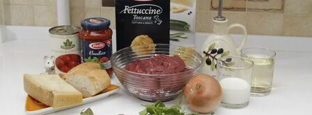 паста феттуччине с нежными итальянскими тефтельками. Шаг 14