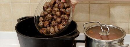 паста феттуччине с нежными итальянскими тефтельками. Шаг 11