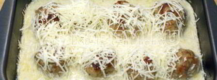 рождественский венок из тефтелей. Шаг 10