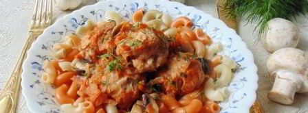 тефтели в грибном соусе. Шаг 14