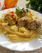 Тефтели в сливочном соусе