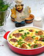 Тефтели в сырно-сливочном соусе