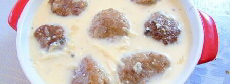 тефтели в сырно-сливочном соусе. Шаг 5