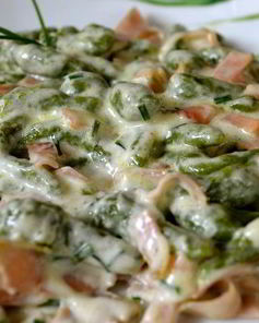 Тирольские клецки со шпинатом