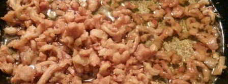 домашние вареники со сметанно-чесночным соусом и шкварками. Шаг 7