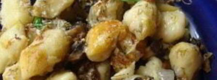 ленивые картофельные вареники с грибами. Шаг 6