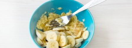 ленивые вареники с бананом. Шаг 6