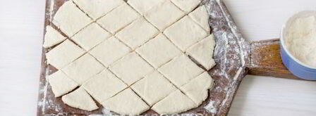 ленивые вареники с бананом. Шаг 12