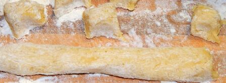 ленивые вареники с картошкой. Шаг 8