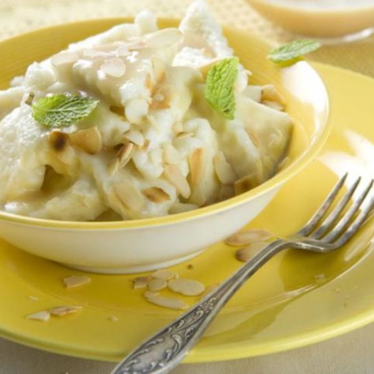 Рецепт ленивых вареников со сладким соусом