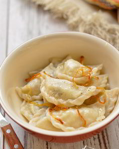 Постные вареники с картофелем