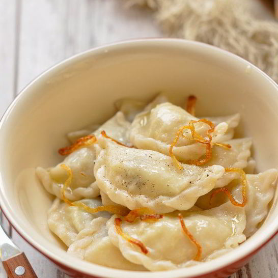 Рецепт постных вареников с картофелем