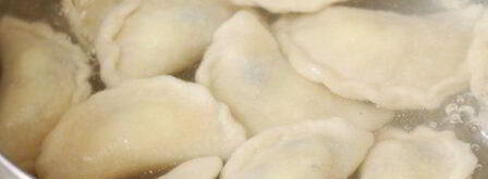 постные вареники с картофелем. Шаг 12