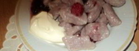 вареники ленивые с ягодами. Шаг 6