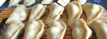 вареники постные с вишней из заварного теста. Шаг 5