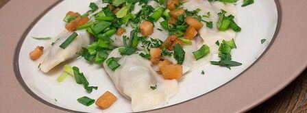 вареники с гречкой и грибами. Шаг 11