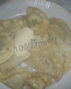 Вареники с печенью и картошкой