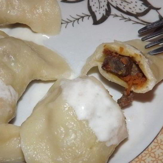 Рецепт вареников с печенью