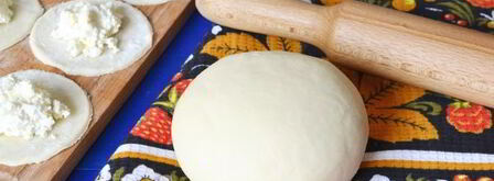 заварное тесто для вареников с творогом. Шаг 14