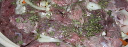 сытное жаркое с говядиной и фасолью. Шаг 6