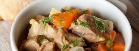 жаркое из индейки с карри и грибами. Шаг 6