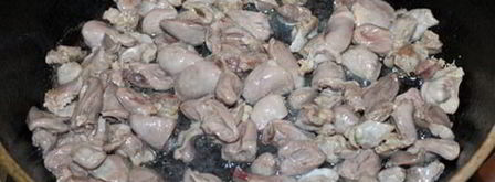 жаркое из куриных потрошков. Шаг 3