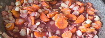 жаркое из свиного сердца с брюссельской капустой. Шаг 9