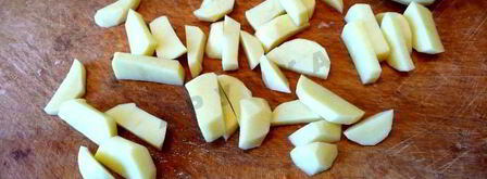 жаркое с грибами и картошкой в горшочках. Шаг 6