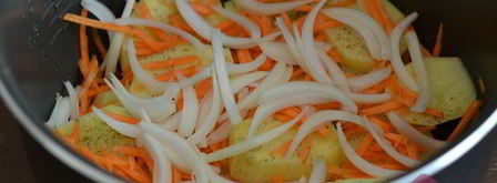 жаркое с курицей в мультиварке. Шаг 4