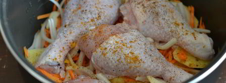 жаркое с курицей в мультиварке. Шаг 5