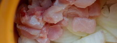 жаркое с шампиньонами в горшочке. Шаг 3