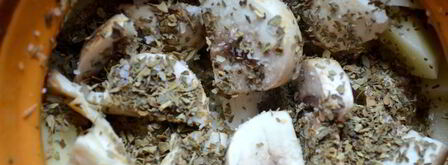 жаркое с шампиньонами в горшочке. Шаг 4