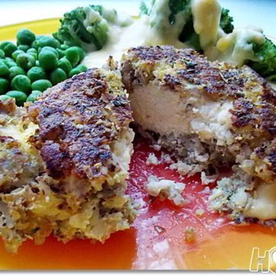 Рецепт гречнева-куриных зразы с сыром