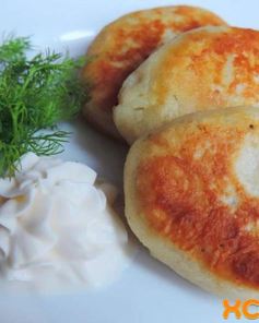 Картофельные зразы с капустой