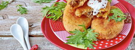 картофельные зразы с мясом. Шаг 8