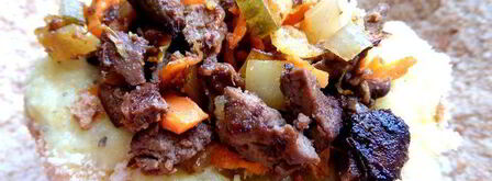 картофельные зразы с печенью. Шаг 18